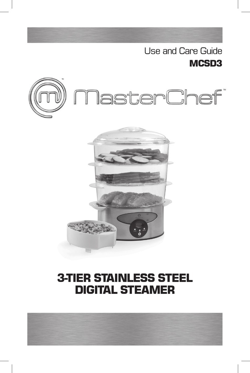 MasterChef MCSD3 Use and care guide