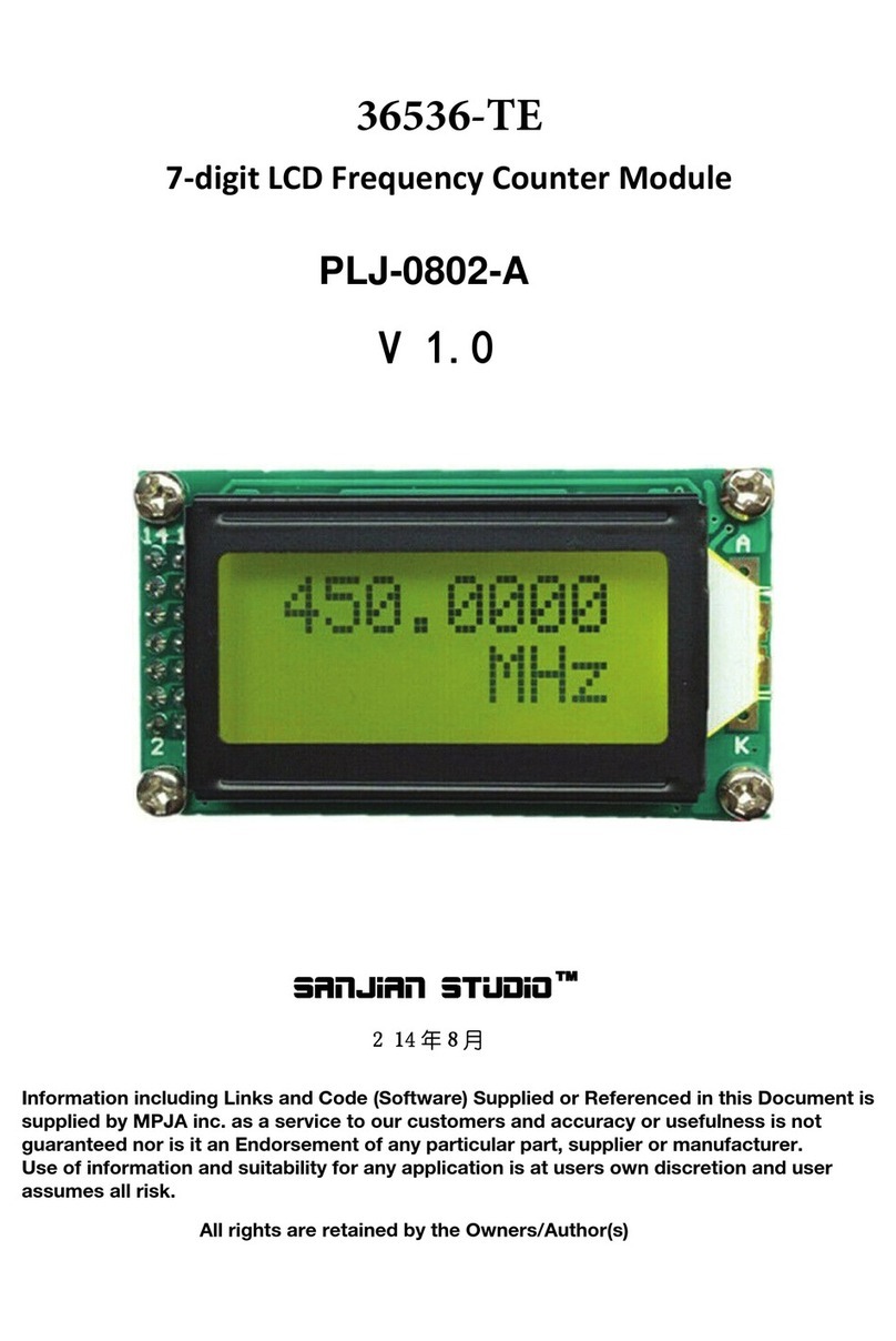 Sanjian Studio PLJ-0802-A Quick user guide