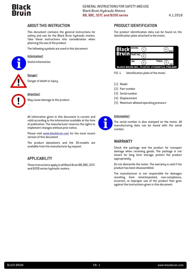Black Bruin BB series GENERAL INSTRUCTIONS FOR SAFETY AND USE