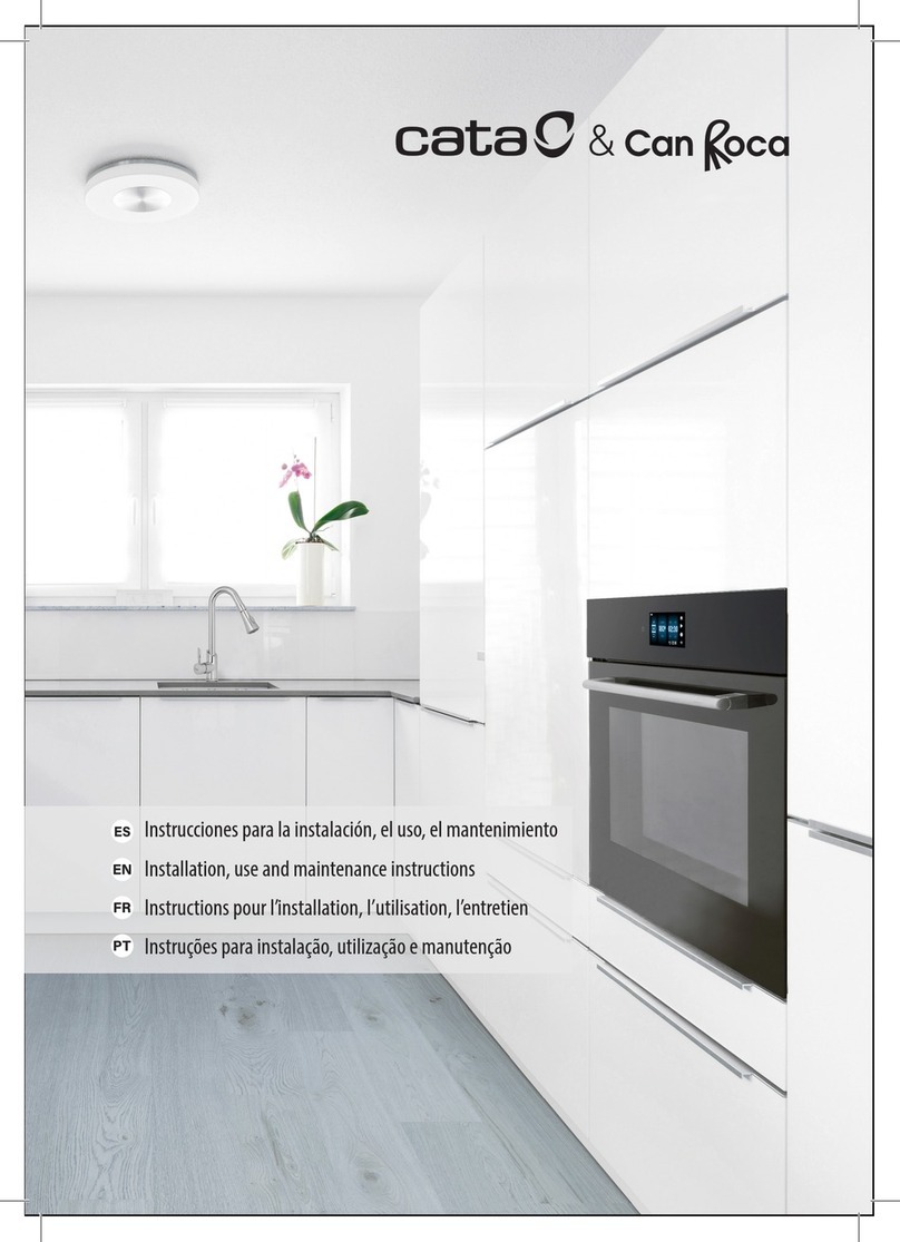 Cata & Can Roca MT 9011 PRO BK Installation, use and maintenance instructions