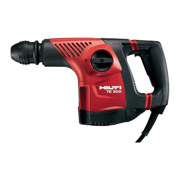 Hilti TE 300-AVR User manual Hilti TE 300-AVR User manual