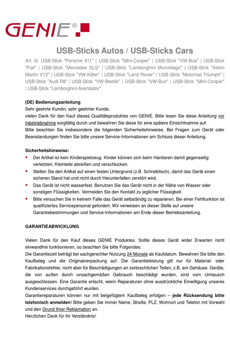 Genie Porsche 911 manual