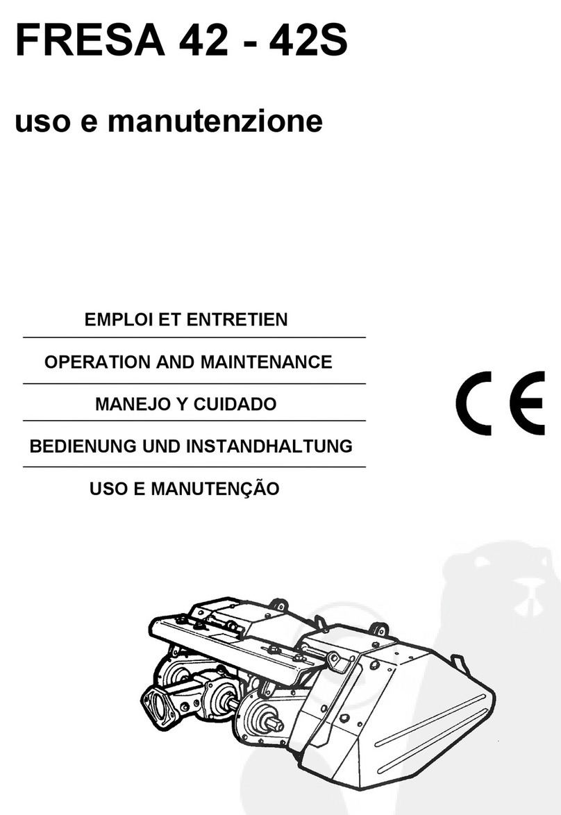 GOLDONI FRESA 42 Installation guide