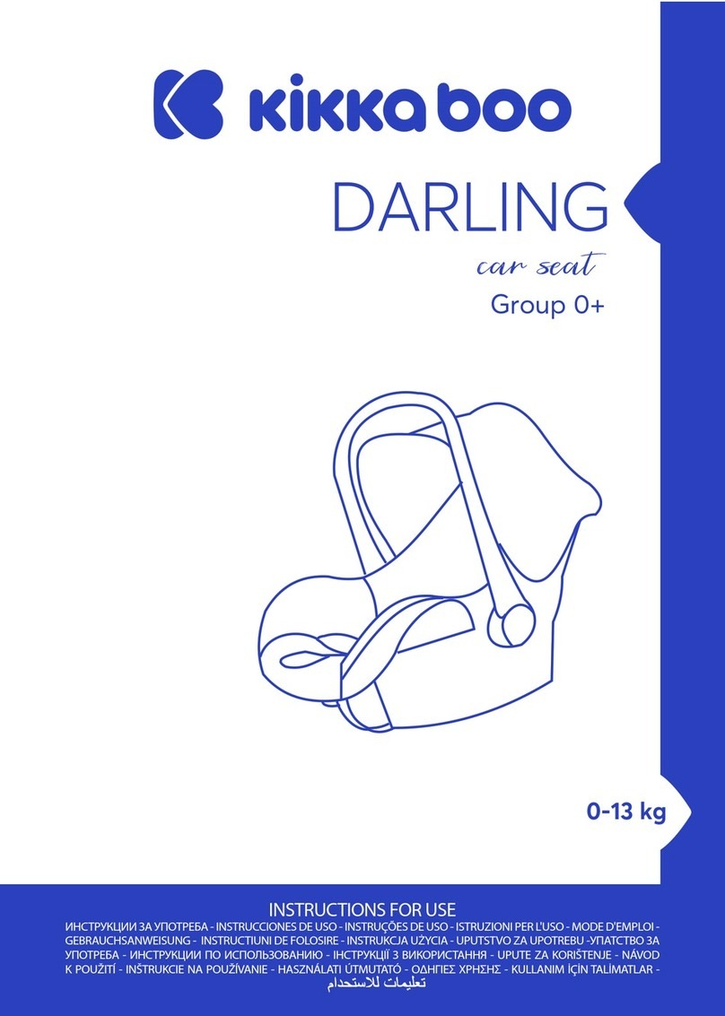 KIKKA BOO DARLING car seat User manual