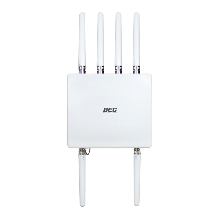 BEC 4700A User manual