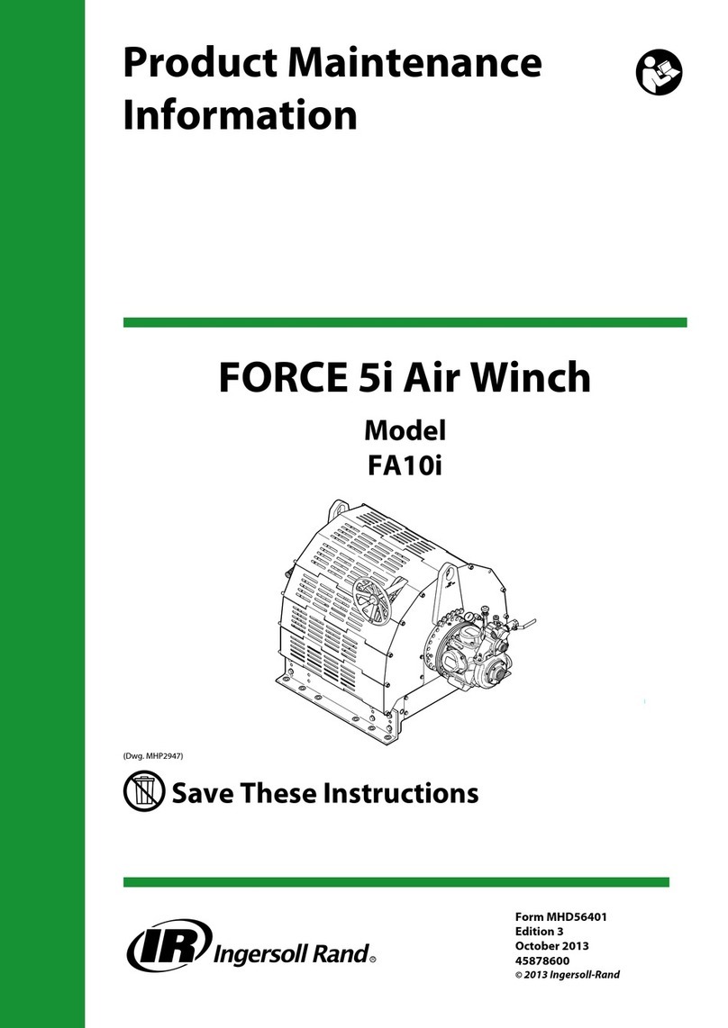 Ingersoll-Rand Force 5i Series Product Maintenance Information