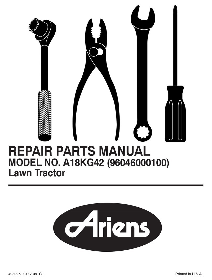 Ariens A18KG42 Repair parts manual