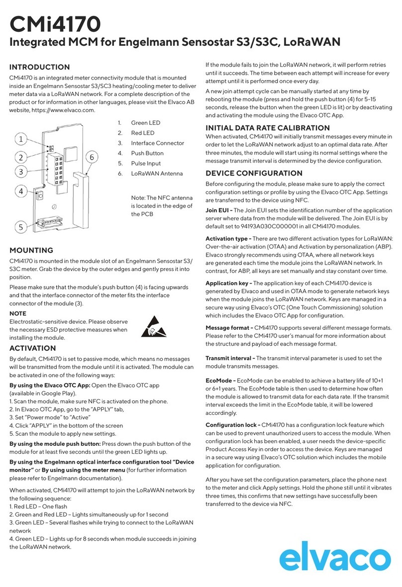 Elvaco CMi4170 quick start guide