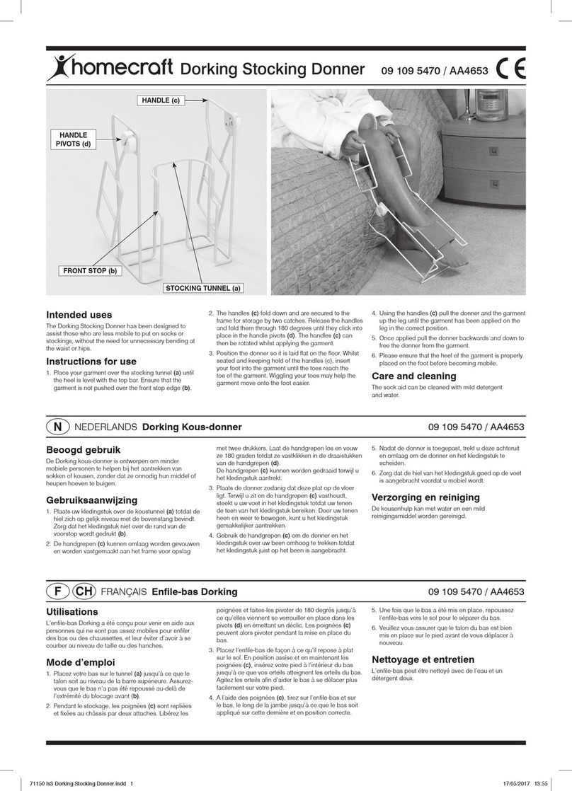 Homecraft AA4653 quick start guide