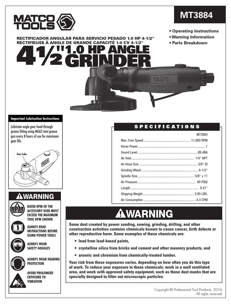 Matco Tools MT3884 User manual