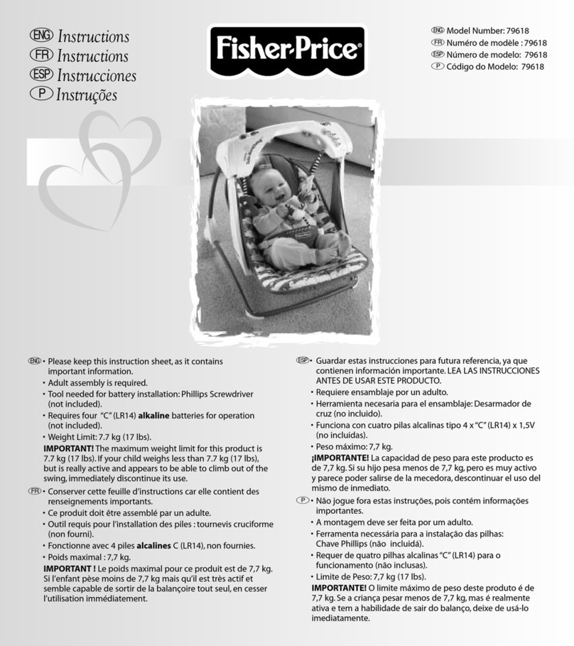 Fisher-Price DELUXE TAKE-ALONG 79618 instructions