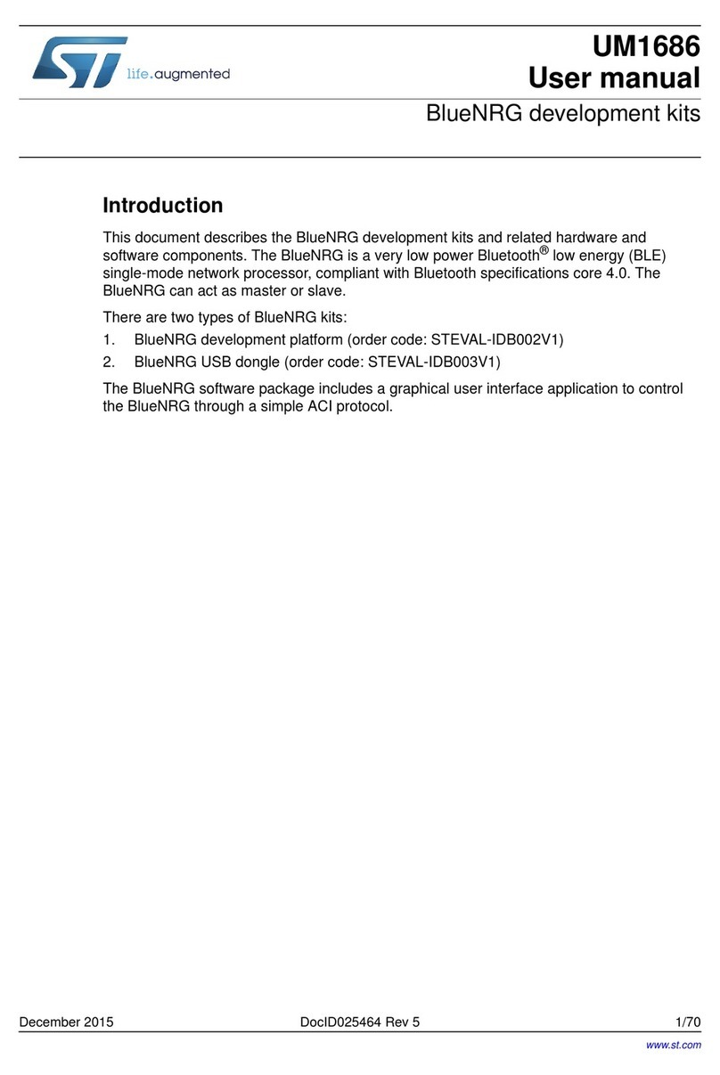 ST BlueNRG User manual