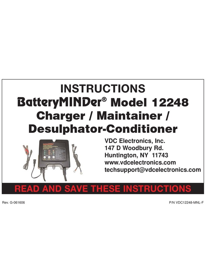 VDC Electronics BatteryMINDer 12248 instructions