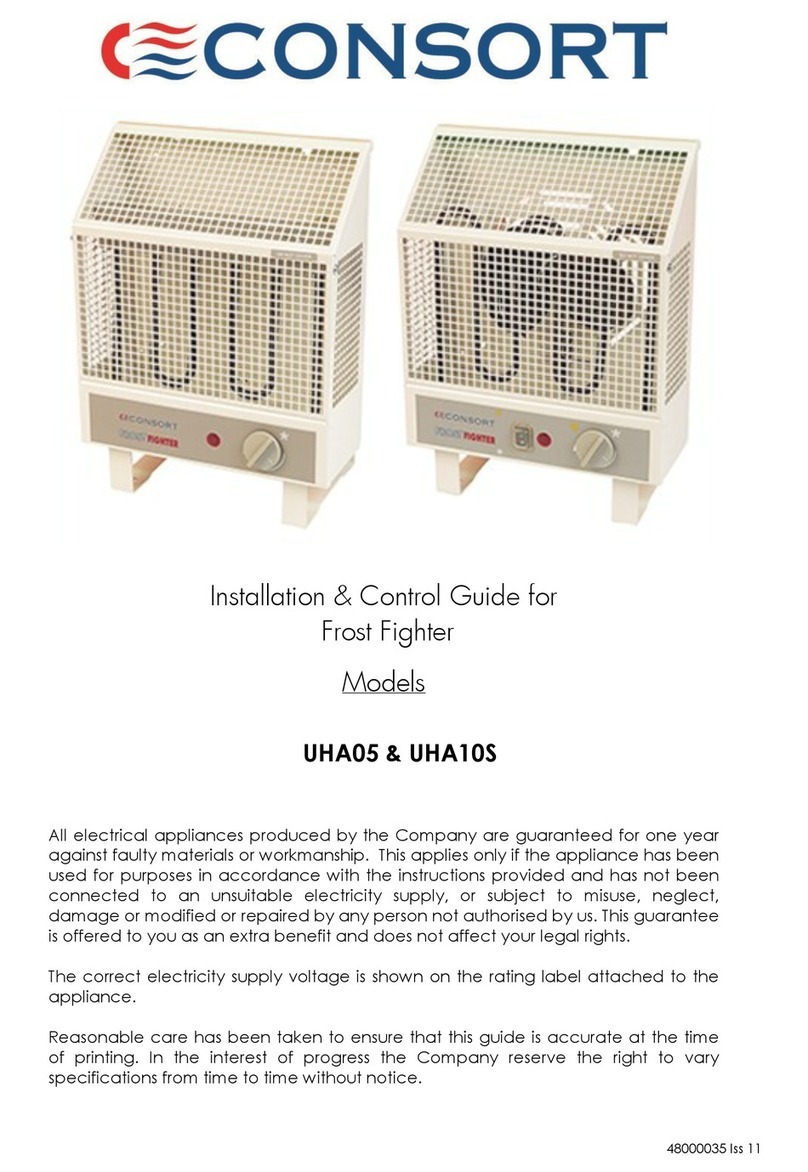 Consort UHA05 Use and maintenance manual