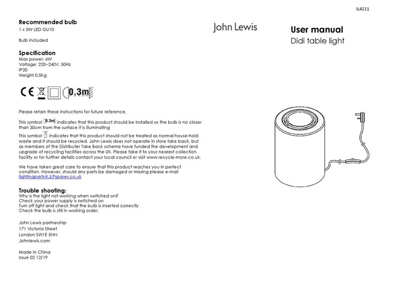 John Lewis Didi user manual