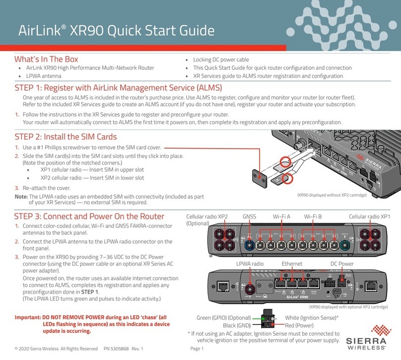 Airlink101 XR90 quick start guide