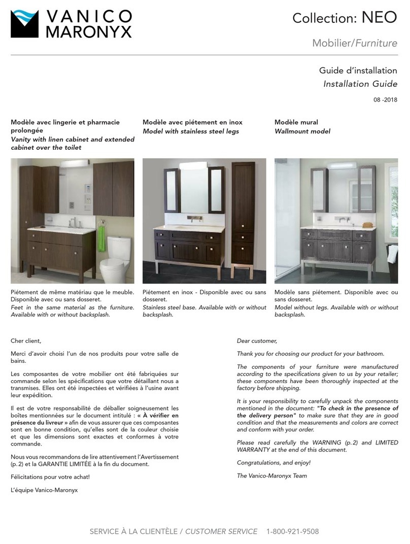 Vanico Maronyx NEO Series installation guide