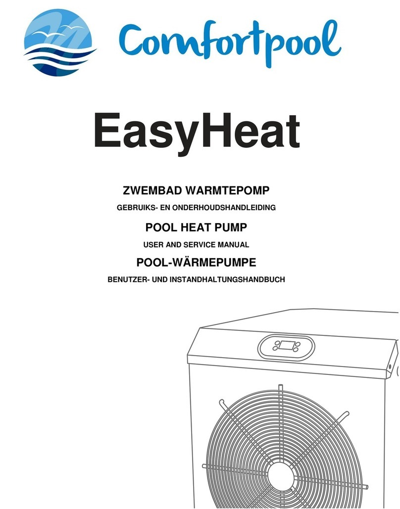 COMFORTPOOL EasyHeat 3 User and service manual