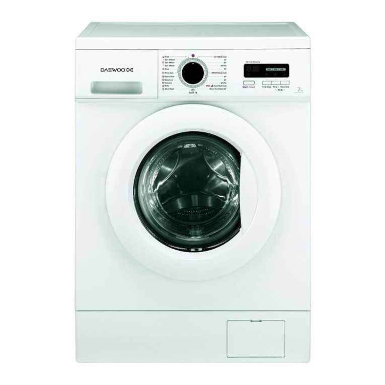 DAEWOO ELECTRONICS DWD-G1281B User manual DAEWOO ELECTRONICS DWD-G1281B User manual
