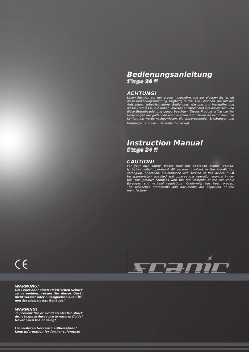 Scanic Stage 24 II instruction manual