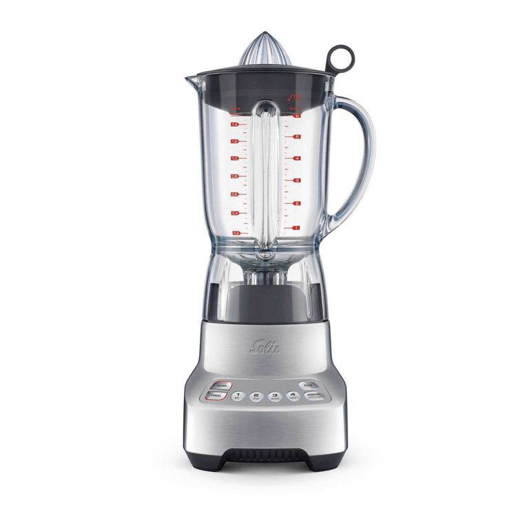 SOLIS TWIST AND MIX BLENDER PRO User manual
