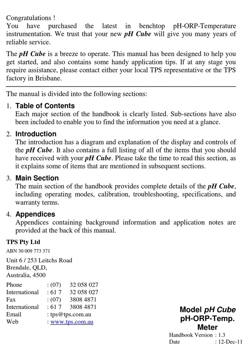 TPS pH Cube manual
