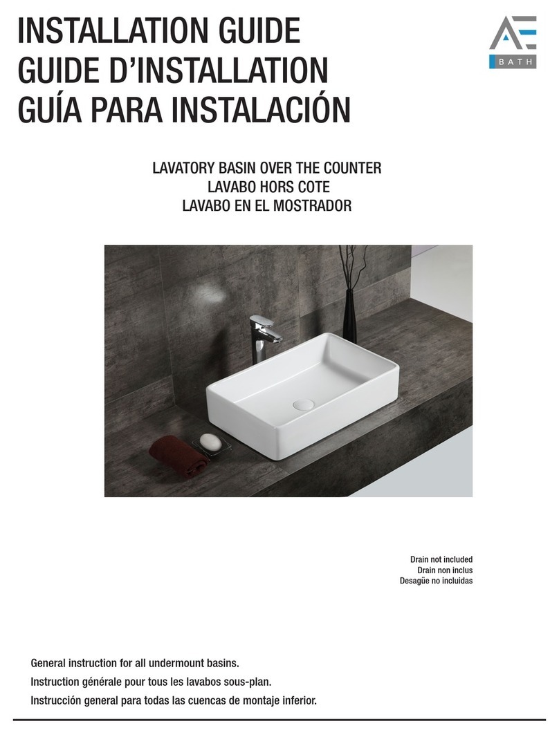 AE Bath CCB-285B installation guide