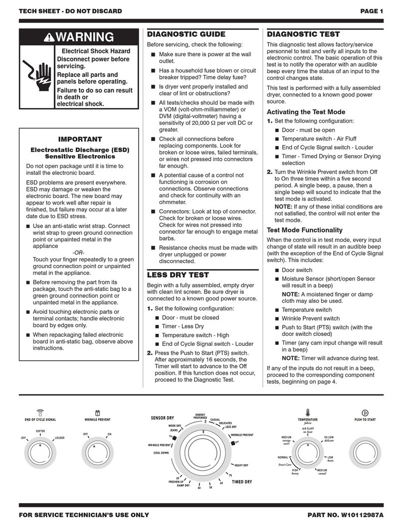 Maytag MED5900TW0 User manual