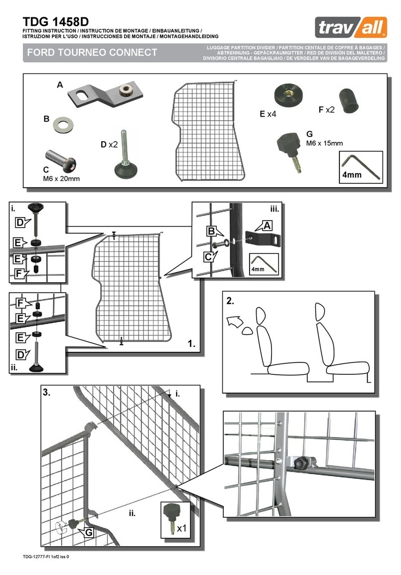 travall TDG 1458D Install guide travall TDG 1458D Install guide
