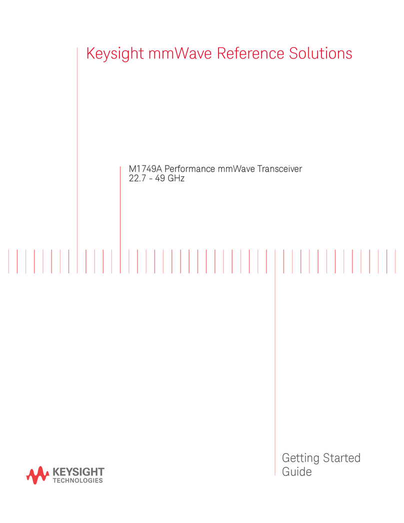 Keysight Technologies M1749A User manual