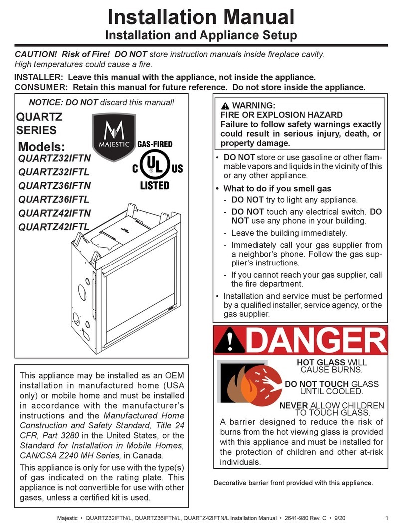 Majestic QUARTZ Series User manual