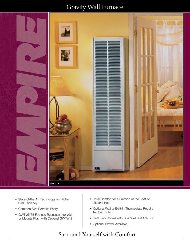 Empire Heating Systems GWT-25 User manual