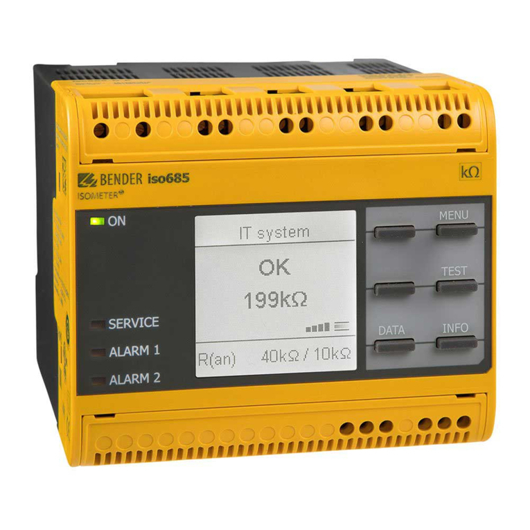 Bender ISOMETER isoRW685W-D User manual