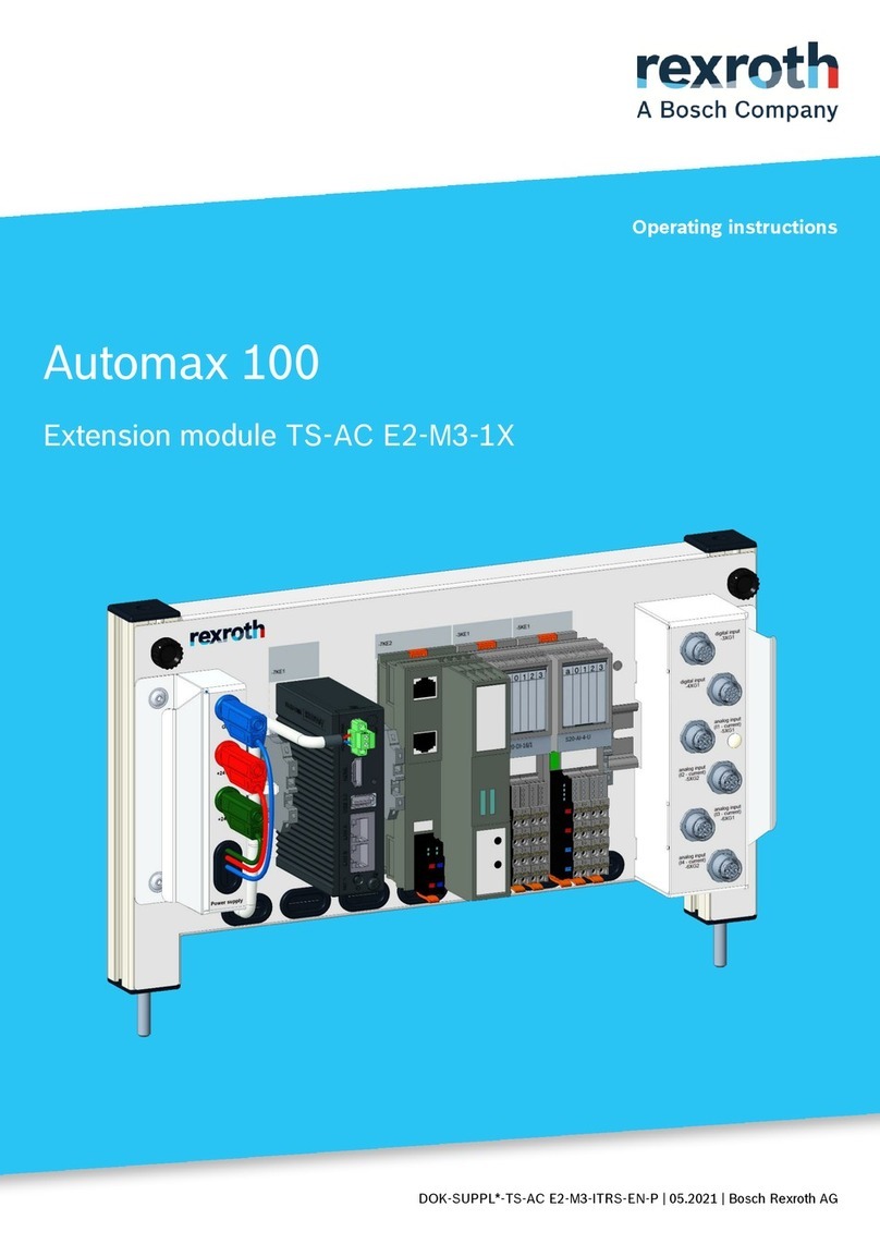 Bosch rexroth Automax 100 operating instructions