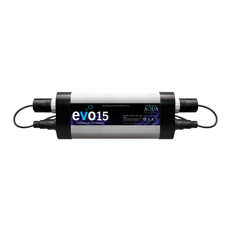 Evolution Aqua evo15 Installation and operating manual