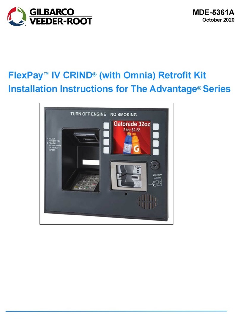 GILBARCO VEEDER-ROOT FlexPay IV CRIND installation instructions