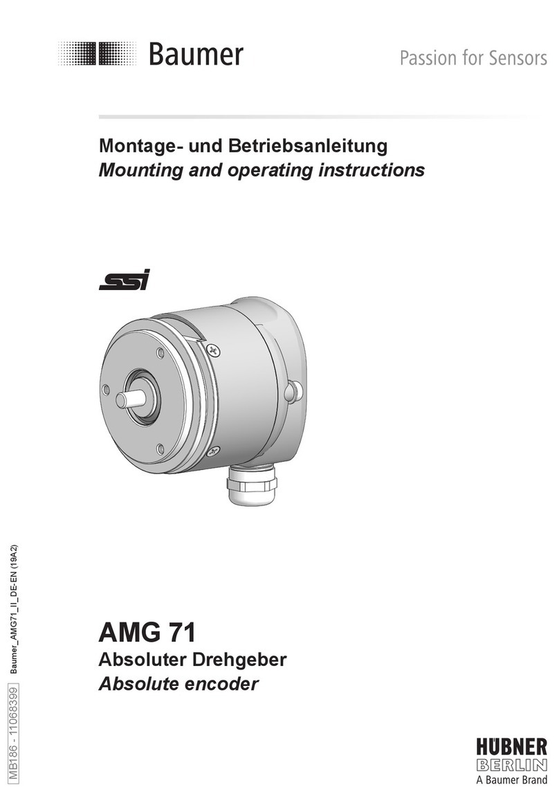 Baumer Hubner AMG 71 Service manual