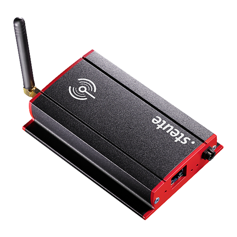 steute RF I/O SW868-NET Mounting and wiring instructions