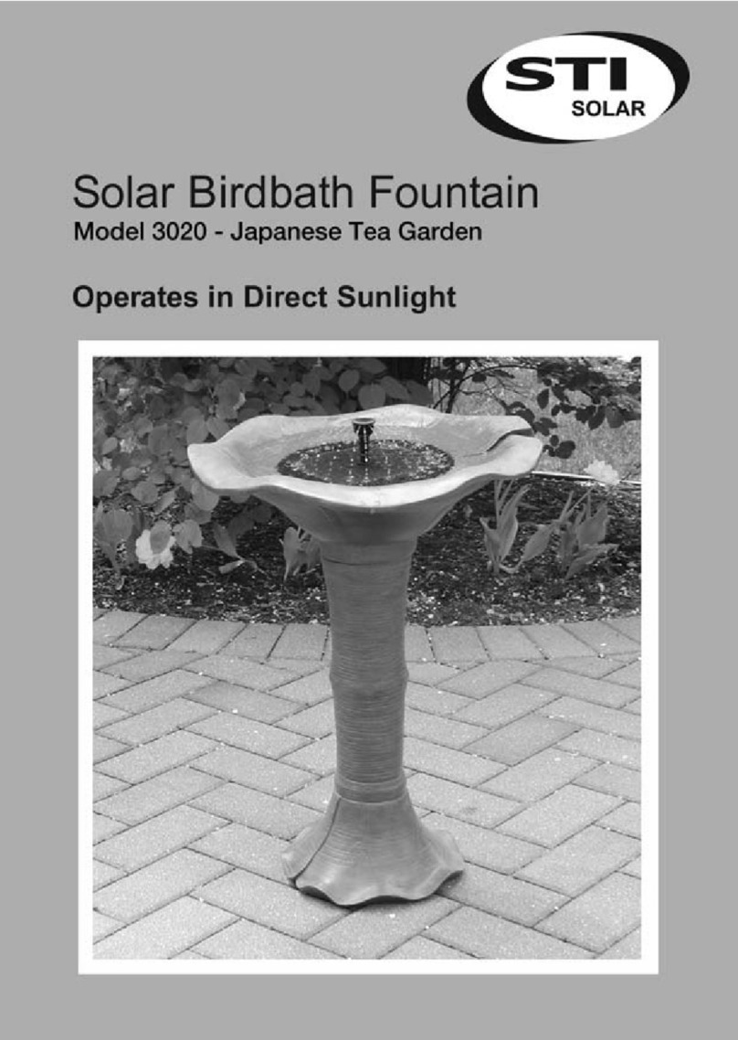 STI solar 3020 instruction manual