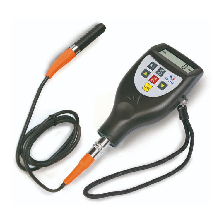 sauter TE 1250-0.1F User manual sauter TE 1250-0.1F User manual