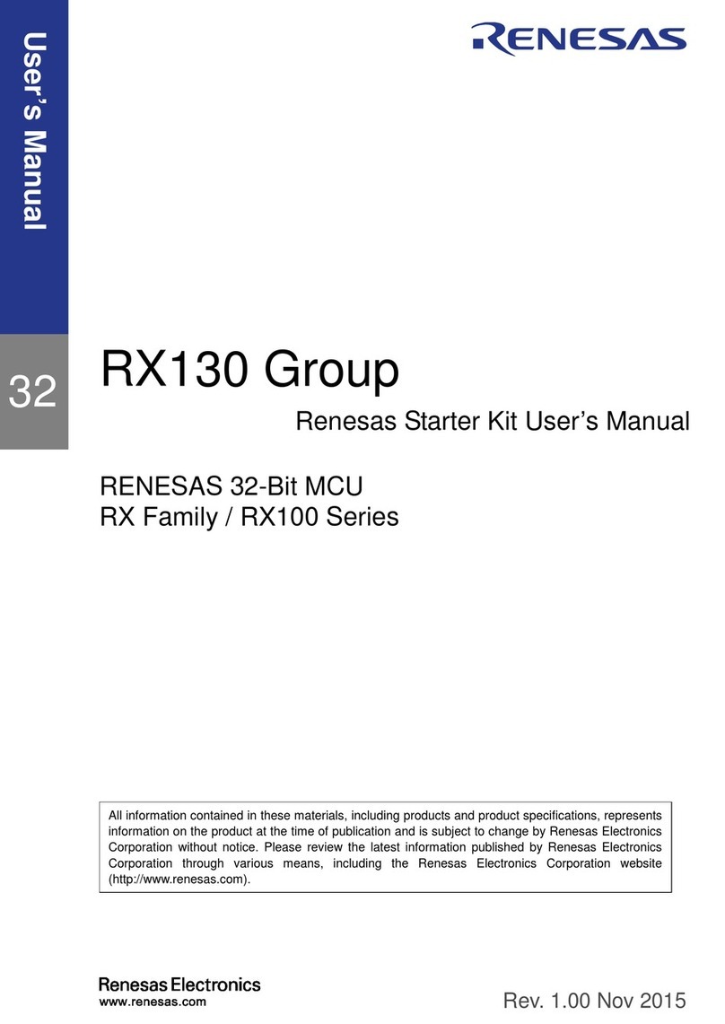Renesas RX Series User manual