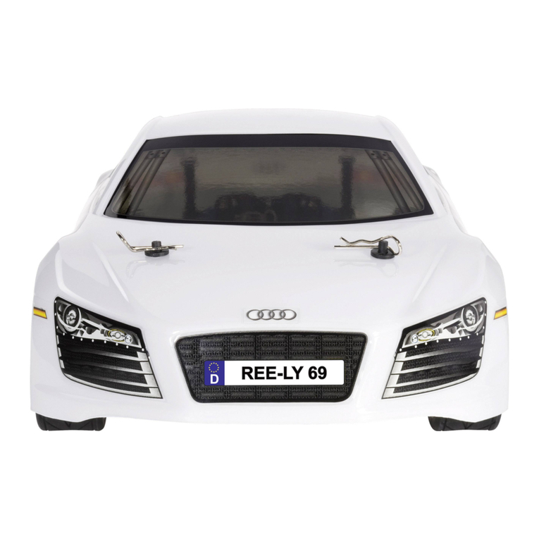 Reely Audi R8 operating instructions