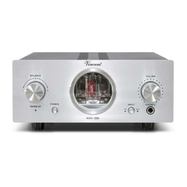 VINCENT KHV-200 User manual