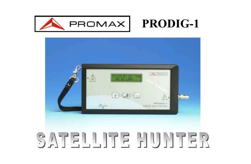 Promax SATELLITE HUNTER User manual