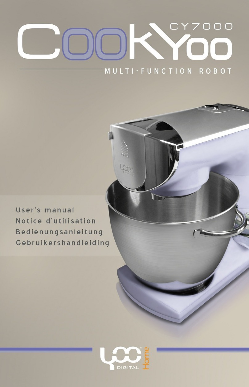 Yoo Digital Home Cookyoo CY7000 user manual