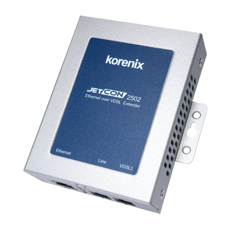 Korenix JetCon 2502 Quick installation guide