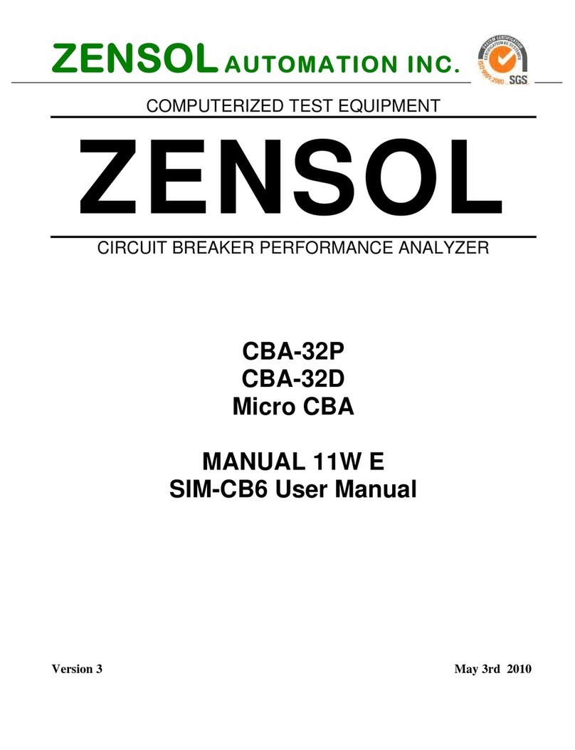 Zensol CBA-32P user manual