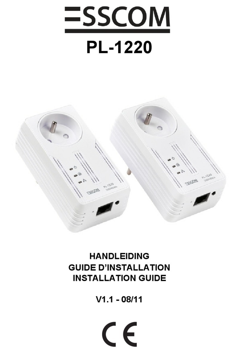 Esscom PL-1220 User manual