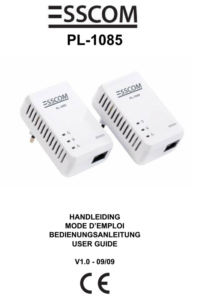 Esscom PL-1085 user guide