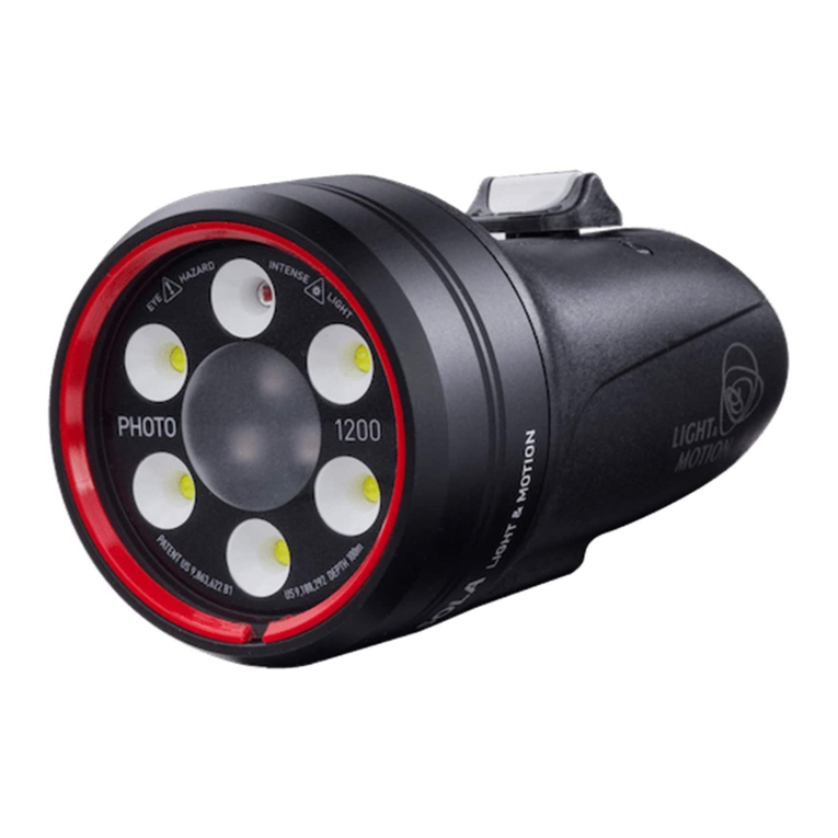 Light & Motion Sola Dive 1200 User manual
